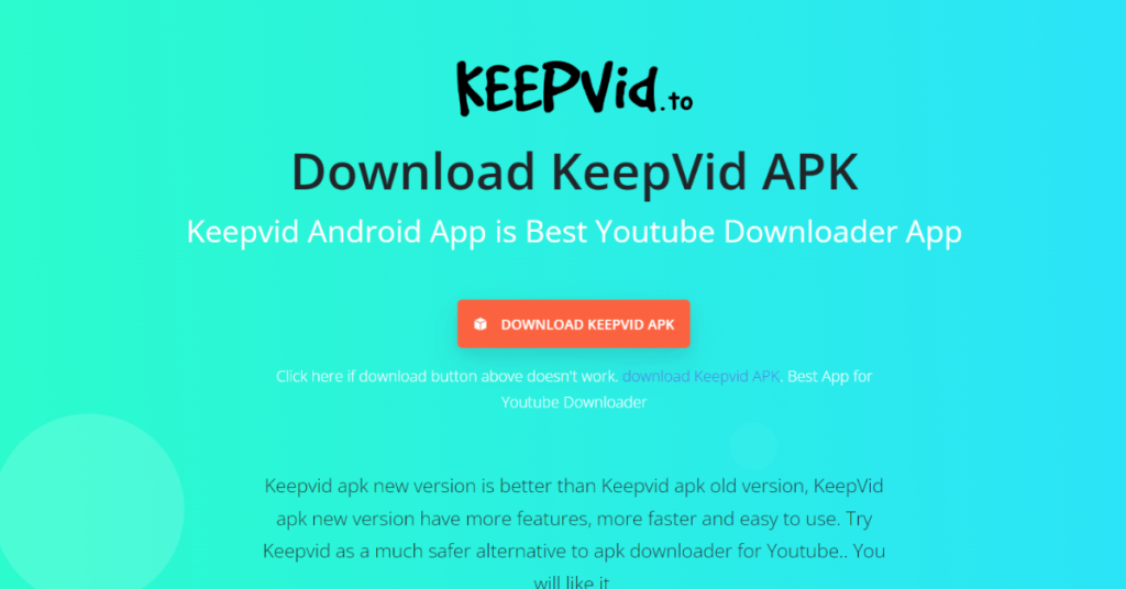KeepVid is a popular video downloader app